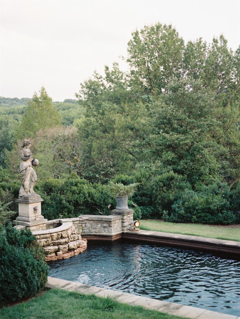 Garden wedding venue in East Tennessee.