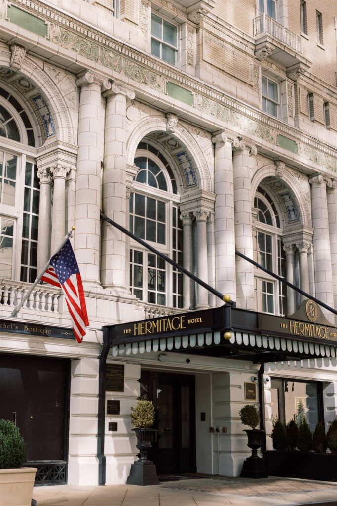 Hermitage Hotel wedding venue in East Tennessee.