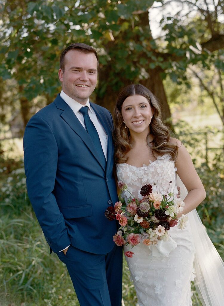 Bloomsbury Farm wedding portrait.